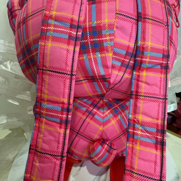Plaid Pink Hello Kitty Backpack - Picture 7 of 10